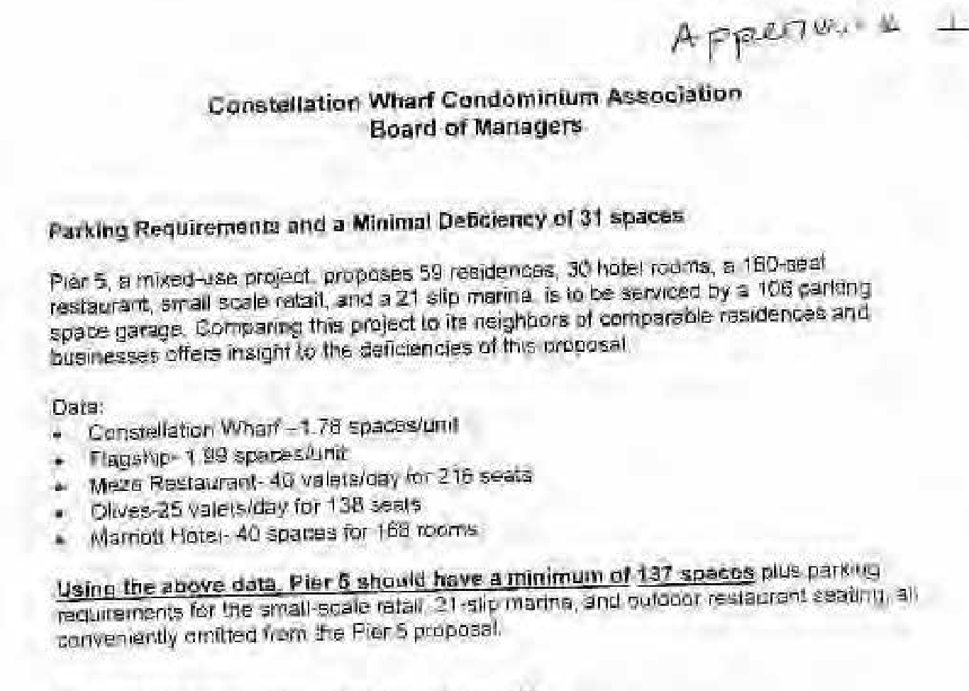 Constellation Wharf Condominium AssociationBoard of Managers